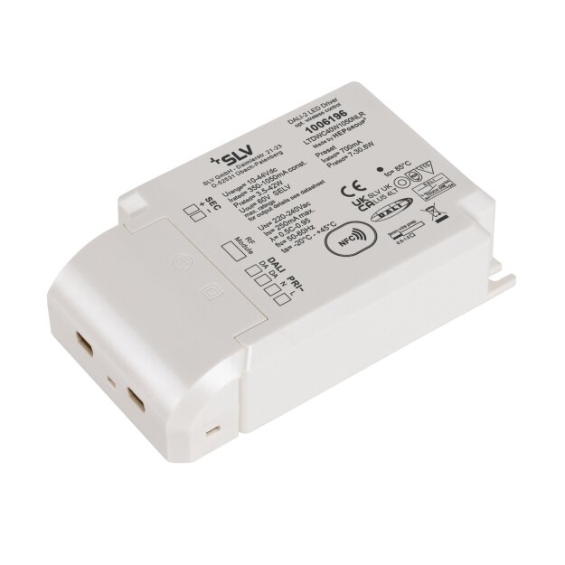 SLV 1006196 LED Treiber 40W 700mA Dali dimmbar mit RF-Schnittstelle LED-Treiber weiß Dali