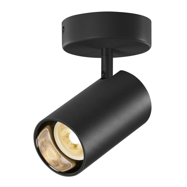 SLV 1006423 Asto Tube Deckenaufbauleuchte zylindrisch GU10 1x max. 10 W schwarz