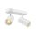 SLV 1006426 Asto Tube Deckenaufbauleuchte zylindrisch GU10 2x max. 10 W weiß