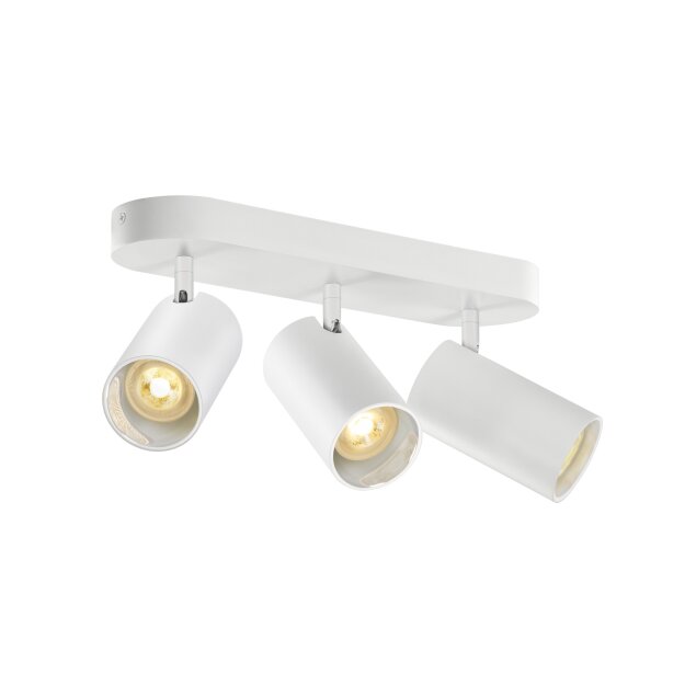 SLV 1006428 Asto Tube Deckenaufbauleuchte zylindrisch GU10 3x max. 10 W weiß