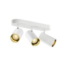 SLV 1006428 Asto Tube Deckenaufbauleuchte zylindrisch GU10 3x max. 10 W weiß