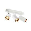 SLV 1006428 Asto Tube Deckenaufbauleuchte zylindrisch GU10 3x max. 10 W weiß