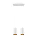 SLV 1006434 Asto Tube Pendelleuchte GU10 Pendellänge 250 cm 2x max. 10 W weiß