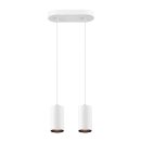 SLV 1006434 Asto Tube Pendelleuchte GU10 Pendellänge 250 cm 2x max. 10 W weiß
