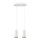 SLV 1006434 Asto Tube Pendelleuchte GU10 Pendellänge 250 cm 2x max. 10 W weiß