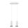 SLV 1006434 Asto Tube Pendelleuchte GU10 Pendellänge 250 cm 2x max. 10 W weiß