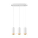 SLV 1006436 Asto Tube Pendelleuchte GU10 Pendellänge 250 cm 3x max. 10 W weiß