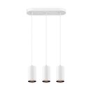 SLV 1006436 Asto Tube Pendelleuchte GU10 Pendellänge 250 cm 3x max. 10 W weiß