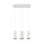 SLV 1006436 Asto Tube Pendelleuchte GU10 Pendellänge 250 cm 3x max. 10 W weiß