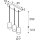 SLV 1006436 Asto Tube Pendelleuchte GU10 Pendellänge 250 cm 3x max. 10 W weiß