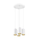 SLV 1006438 Asto Tube Pendelleuchte GU10 Pendellänge 250 cm 4x max. 10 W weiß