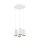 SLV 1006438 Asto Tube Pendelleuchte GU10 Pendellänge 250 cm 4x max. 10 W weiß
