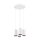 SLV 1006438 Asto Tube Pendelleuchte GU10 Pendellänge 250 cm 4x max. 10 W weiß