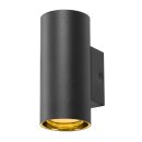 SLV 1006441 Asto Tube Wandaufbauleuchte zylindrisch GU10 1x max. 10 W schwarz