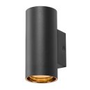 SLV 1006441 Asto Tube Wandaufbauleuchte zylindrisch GU10 1x max. 10 W schwarz