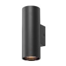 SLV 1006443 Asto Tube Wandaufbauleuchte zylindrisch GU10 2x max. 10 W schwarz