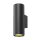 SLV 1006443 Asto Tube Wandaufbauleuchte zylindrisch GU10 2x max. 10 W schwarz