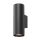 SLV 1006443 Asto Tube Wandaufbauleuchte zylindrisch GU10 2x max. 10 W schwarz