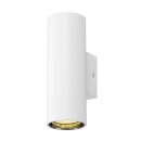 SLV 1006444 Asto Tube Wandaufbauleuchte zylindrisch GU10 2x max. 10 W weiß