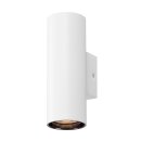 SLV 1006444 Asto Tube Wandaufbauleuchte zylindrisch GU10 2x max. 10 W weiß