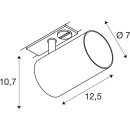 SLV 1006445 Asto Tube 1 Phasen Spot GU10 1x max. 10 W schwarz