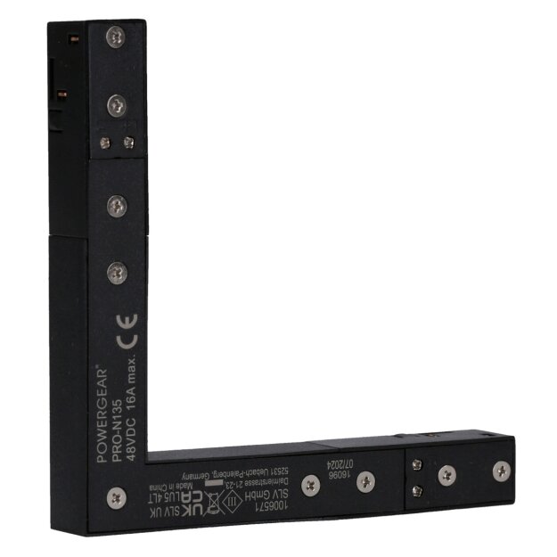 SLV 1006571 L-Verbinder elektrisch 48V Track schwarz Dali