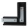 SLV 1006575 L-Verbinder mechanisch 48V Track für Aufbauschiene standard links schwarz
