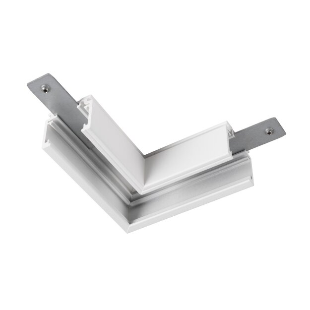 SLV 1006578 L-Verbinder mechanisch 48V Track für Aufbauschiene standard rechts weiß