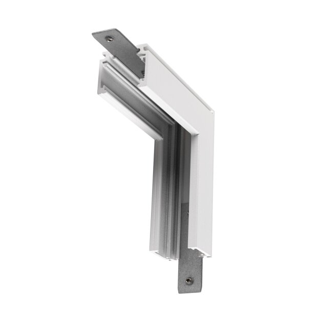 SLV 1006580 L-Verbinder mechanisch 48V Track für Aufbauschiene standard Stereo weiß