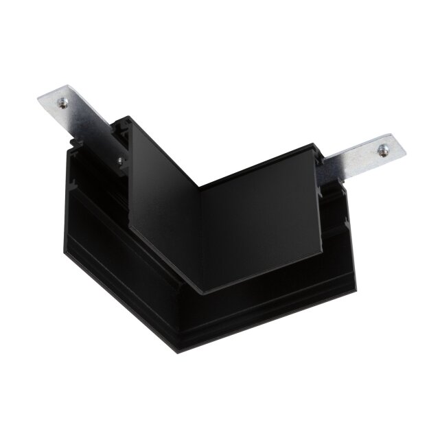 SLV 1006583 L-Verbinder mechanisch 48V Track für Aufbauschiene tief rechts schwarz