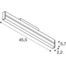SLV 1006646 In-Line 46 48V Track Move Dali Darklight Reflector Spot weiß / weiß 14W 1180lm 2700K CRI90 35°