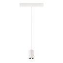 SLV 1006791 Numinos XS 48V Track Dali Pendelleuchte weiß / chrom 8.7W 700lm 3000K CRI90 40°