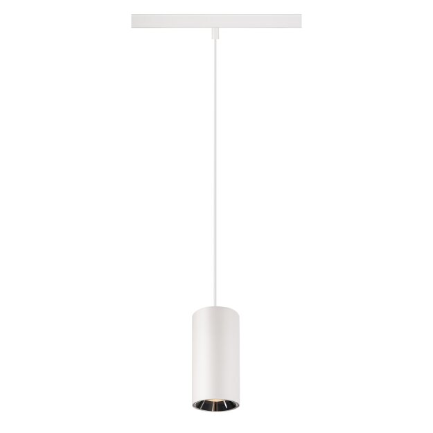 SLV 1006824 Numinos S 48V Track Dali Pendelleuchte weiß / chrom 16W 960lm 2700K CRI90 20°