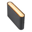 SLV 1007142 Oval 14 WL Wandaufbauleuchte 2700/3000K 6W schwarz