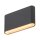 SLV 1007142 Oval 14 WL Wandaufbauleuchte 2700/3000K 6W schwarz