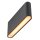 SLV 1007144 Oval 18 WL Wandaufbauleuchte 2700/3000K 10W schwarz