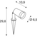 SLV 1007146 Syna Plant Erdspießleuchte 3000K IP65 36° 540lm