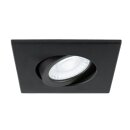 SLV 1007184 Universal Downlight Abdeckung für IP20 schwenkbar eckig schwarz
