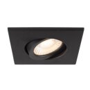 SLV 1007184 Universal Downlight Abdeckung für IP20 schwenkbar eckig schwarz