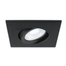 SLV 1007184 Universal Downlight Abdeckung für IP20 schwenkbar eckig schwarz
