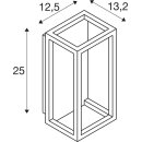 SLV 1007207 Quadrulo Wandaufbauleuchte 3000K anthrazit