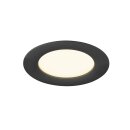 SLV 1007477 Downlight V 100 flache Abdeckung schwarz