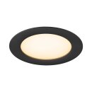 SLV 1007481 Downlight V 150 flache Abdeckung schwarz