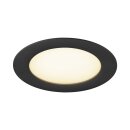 SLV 1007481 Downlight V 150 flache Abdeckung schwarz