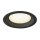 SLV 1007483 Downlight V 150 leicht versenkte Abdeckung schwarz