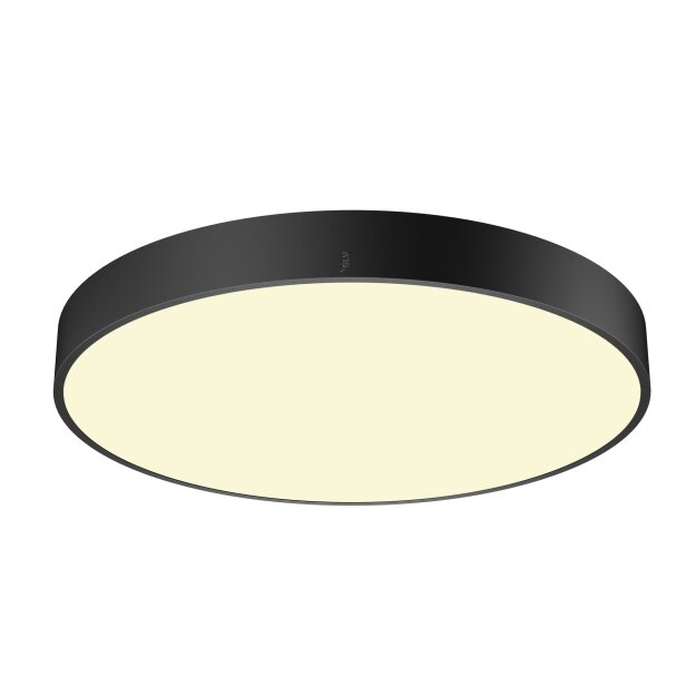 SLV 1007322 Medo 60 Wand- und Deckenaufbauleuchte rund 2700/3000/4000K 39W Phasenabschnitt 110° schwarz