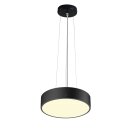 SLV 1007286 Medo Pro 30 Wand- und Deckenaufbauleuchte rund 3000/4000K 10W Dali Touch 110° schwarz