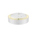 SLV 1007287 Medo Pro 30 Wand- und Deckenaufbauleuchte rund 3000/4000K 10W Dali Touch 110° weiß