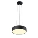SLV 1007284 Medo Pro 30 Wand- und Deckenaufbauleuchte rund 3000/4000K 10W Dali Touch 70° UGR<19 schwarz