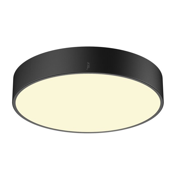 SLV 1007298 Medo Pro 40 Wand- und Deckenaufbauleuchte rund 3000/4000K 19W Phasenabschnitt 110° schwarz